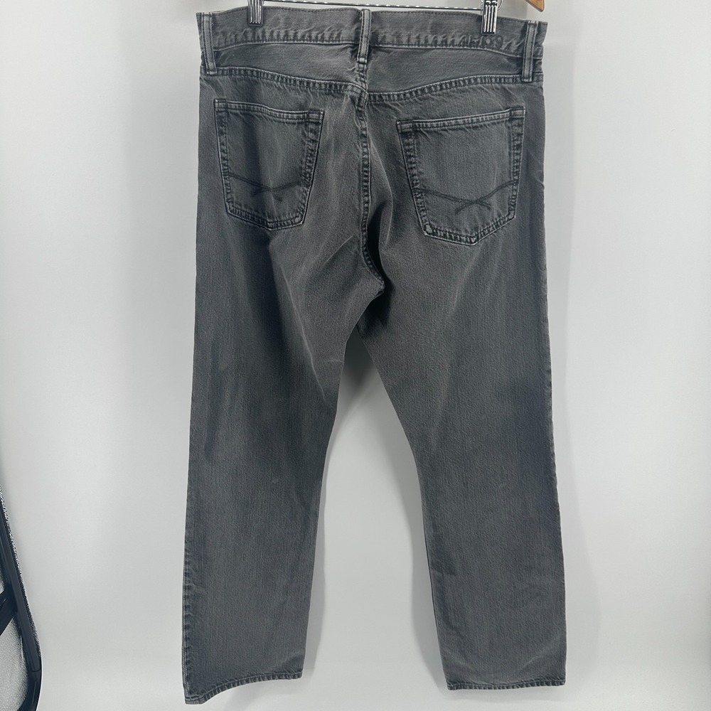 Gap 1969 Jeans Mens 34x32 Gray Denim Relaxed Straight‎ Leg 5-Pocket Vintage - Picture 3 of 8